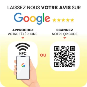 Sticker NFC Avis Google My Business - Full Color